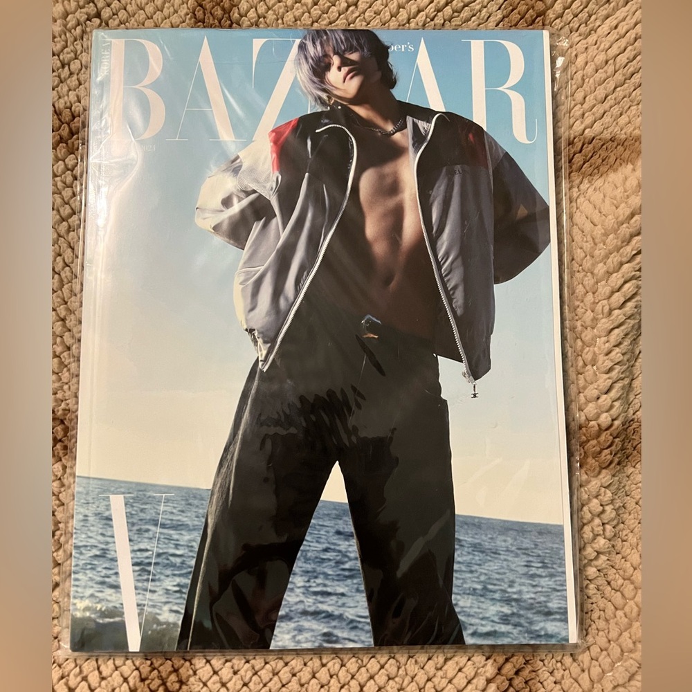 V Taehyung BTS Korea Harpers Bizarre Magazine February 2024 issue